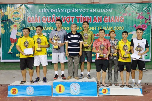 Bế mạc Giải quần vợt tỉnh An Giang mừng Đảng, mừng Xuân Canh Tý 2020