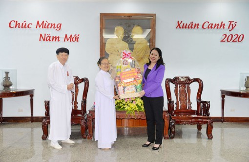 Các tổ chức tôn giáo chúc Tết Tỉnh ủy An Giang