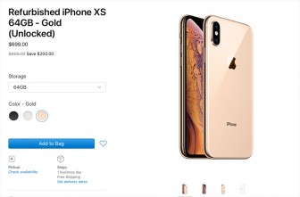 Apple bắt đầu bán iPhone XS/XS Max Refurbished, giá rẻ hơn 300 USD