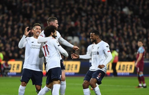 Hạ West Ham, Liverpool đã bỏ xa Manchester City đến 19 điểm