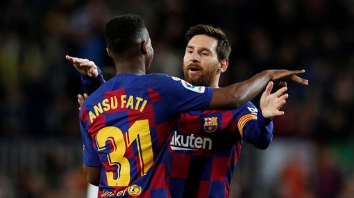 Messi lập cú đúp kiến tạo, Barca thắng nhọc Levante
