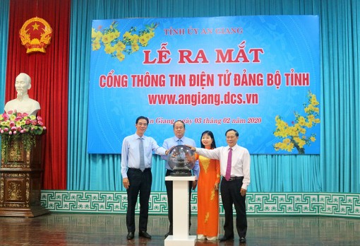Ra mắt Cổng thông tin điện tử Đảng bộ tỉnh An Giang
