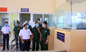 Kiểm dịch virus Corona ở Cửa khẩu Quốc tế Tịnh Biên