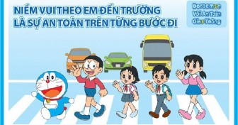 Phát động cuộc thi sáng tác khẩu hiệu “Doraemon với an toàn giao thông” năm 2019 - 2020