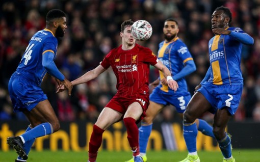 Đánh bại Shrewsbury, Liverpool gặp Chelsea ở vòng 5 FA Cup