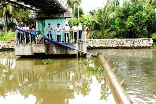 Hạn, mặn đang ảnh hưởng nhiều địa phương ĐBSCL