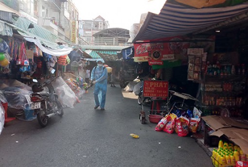 Phòng dịch bệnh Covid-19 ở chợ