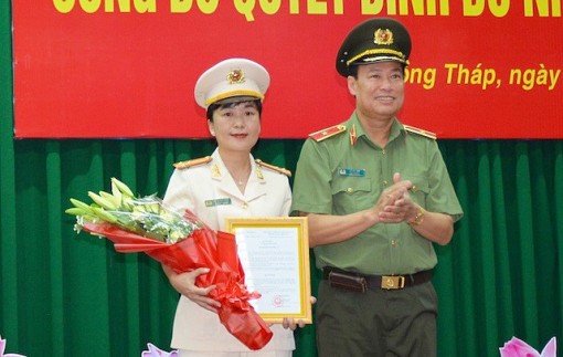 Đồng Tháp có nữ Phó Giám đốc Công an đầu tiên