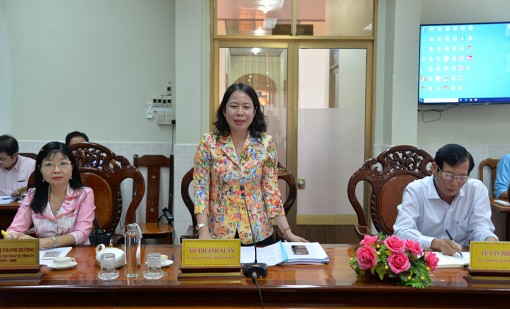 Bí thư Tỉnh ủy An Giang làm việc với Huyện ủy Châu Thành về công tác chuẩn bị Đại hội Đảng