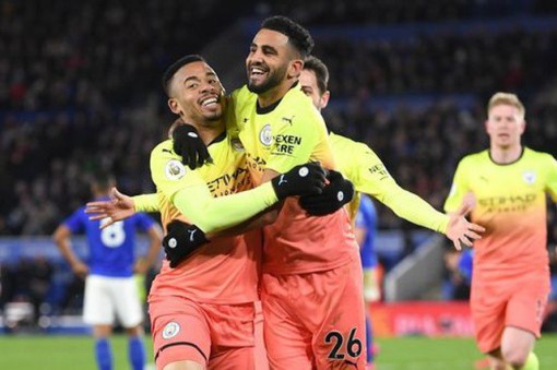 Thắng nhọc Leicester, Man City xây chắc ngôi nhì bảng