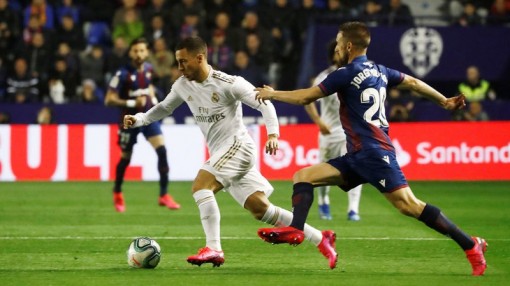 Thua bạc nhược Levante, Real chính thức mất ngôi đầu vào tay Barca