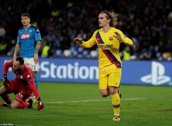 Thay Messi 'cứu' CLB, Griezmann giúp Barca giành lợi thế trước Napoli