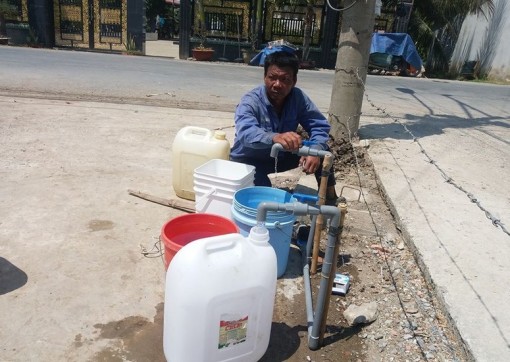 Tiền Giang khan hiếm nguồn nước sinh hoạt