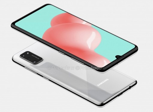 Samsung Galaxy A41 tái hiện màn hình Infinity-U và cụm ba camera sau
