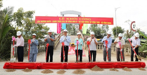 Châu Thành: Khởi công xây dựng cầu Mương Miễu