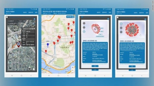 Các ứng dụng di động giúp theo dõi tình hình COVID-19 nở rộ ở Hàn Quốc