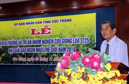 Năm 2020 sẽ cung ứng khoảng 30.000 tấn gạo ST25 ra thị trường