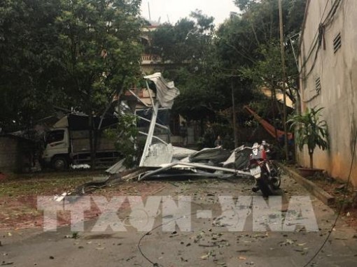 Mưa đá, dông lốc gây nhiều thiệt hại tại Lai Châu