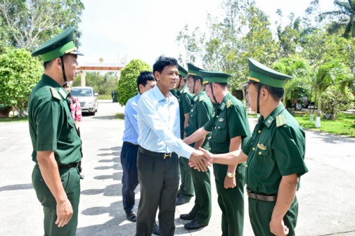 Lãnh đạo tỉnh Sóc Trăng khảo sát vùng biên giới biển tỉnh