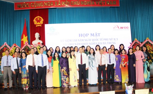 Họp mặt kỷ niệm 110 năm ngày Quốc tế Phụ nữ 8-3 và 1980 năm khởi nghĩa Hai Bà Trưng