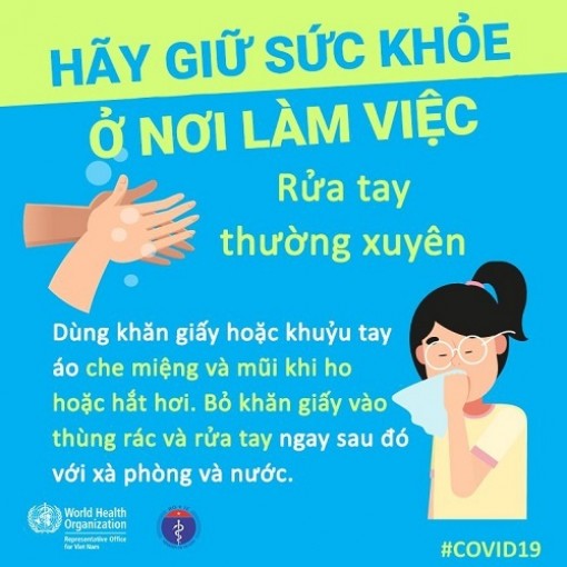 WHO khuyến cáo cách phòng chống Covid-19 tại nơi làm việc
