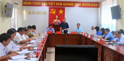 Châu Đốc chuẩn bị tốt công tác tổ chức Đại hội Đảng bộ các cấp