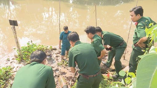 Đồng Tháp: Khảo sát lập kế hoạch thu gom xử lý quả bom hóa học có trọng lượng 45kg