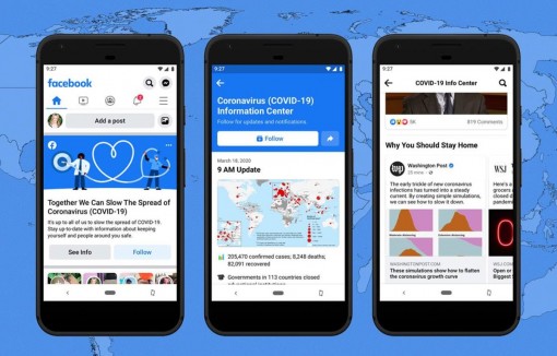 Facebook ra mắt Trung tâm thông tin theo thời gian thực về COVID-19