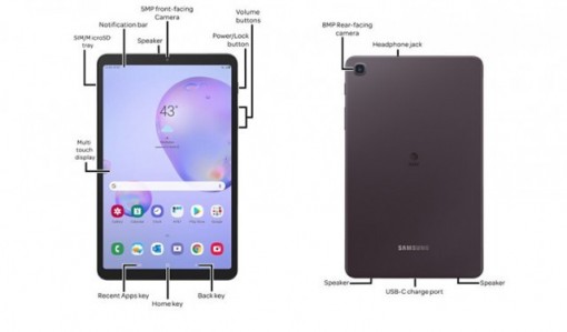 Samsung Galaxy Tab A 8.4 (2020) lộ diện trong một render mới