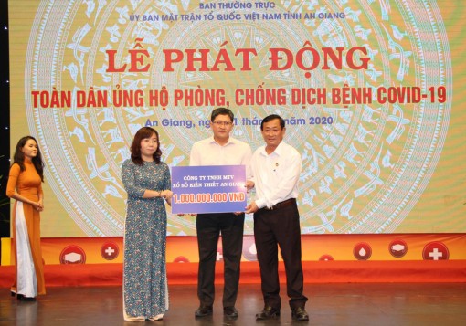 Danh sách đóng góp quỹ Hỗ trợ phòng, chống dịch bệnh Covid-19 và hỗ trợ nhân dân An Giang bị thiệt hại do hạn hán