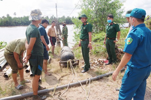 Bến Tre: Bộ Chỉ huy Quân sự tỉnh thu gom vật liệu nổ