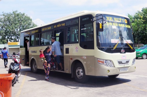 Bến Tre: Các tuyến xe buýt ngưng hoặc giảm tần suất hoạt động