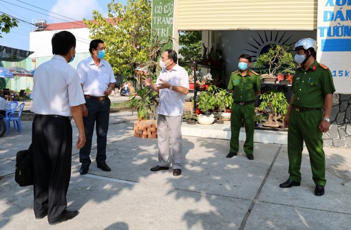 Châu Thành kiểm tra phòng, chống dịch Covid-19 tại các chợ và cửa hàng buôn bán