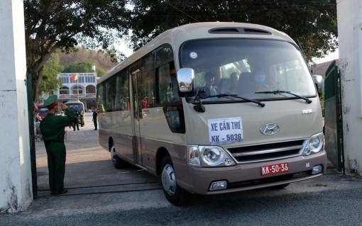 78 người hoàn thành cách ly tập trung tại Trường Quân sự tỉnh An Giang