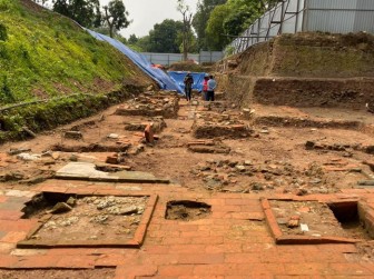 Phát hiện dấu tích "vườn thượng uyển" tại Hoàng Thành Thăng Long