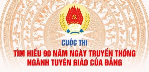 Thi trắc nghiệm “Tìm hiểu 90 năm ngày truyền thống ngành tuyên giáo của Đảng”