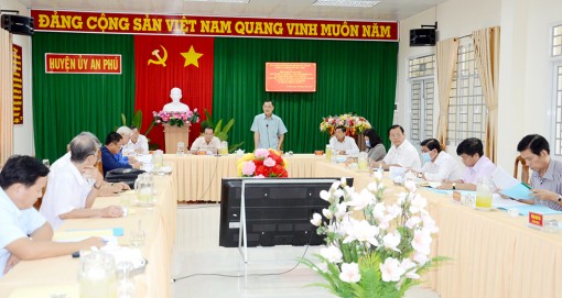 An Phú tập trung công tác chuẩn bị Đại hội Đảng các cấp