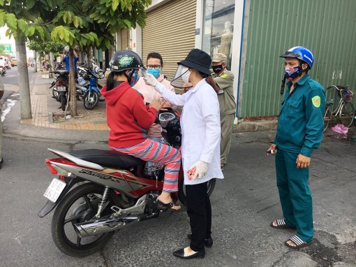 Phòng, chống dịch bệnh Covid-19 tại chợ Mỹ Bình