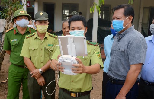 Kiểm tra công tác phòng cháy, chữa cháy rừng khu vực đồng bằng