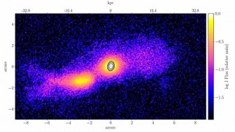Bí ẩn về tia phát ra khi 2 thiên hà va chạm với nhau