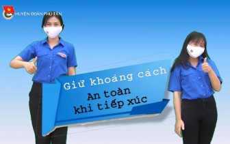 Đoàn viên, thanh niên Phú Tân tích cực tham gia phòng, chống dịch bệnh Covid-19