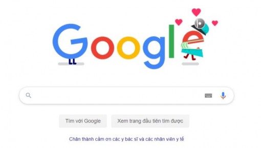 COVID-19: Google cảm ơn sự hy sinh thầm lặng của y bác sĩ