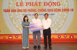 Danh sách tổ chức, đơn vị, cá nhân và doanh nghiệp đóng góp tiền mặt ủng hộ phòng, chống dịch bệnh Covid-19 và hạn hán tỉnh An Giang (đợt 3)
