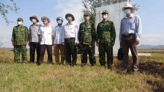 Lãnh đạo huyện Tri Tôn kiểm tra công tác phòng, chống Covid-19 trên tuyến biên giới