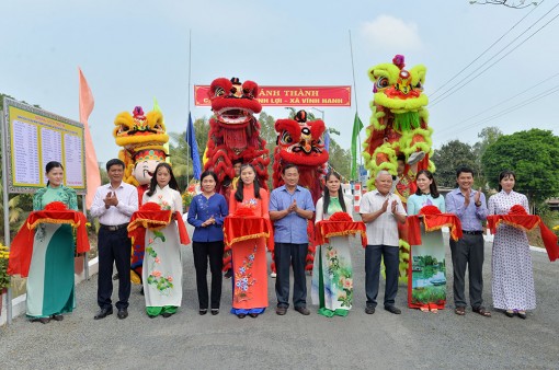 Châu Thành xây dựng giao thông nông thôn, phục vụ phát triển kinh tế - xã hội