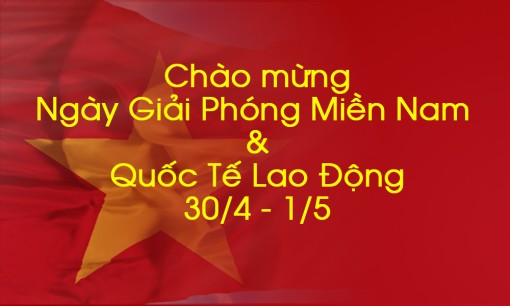 Lễ 30-4 và 1-5 năm nay, người lao động được nghỉ 4 ngày