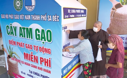 Đồng Tháp: Đưa vào hoạt động nhiều cây ATM gạo