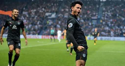 Sao Thái Lan lọt top sút phạt đẹp nhất AFC Champions League