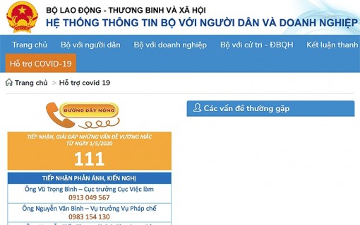 Mở chuyên trang giải đáp, phản hồi về gói hỗ trợ an sinh xã hội 62 nghìn tỷ đồng