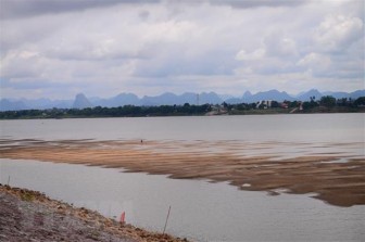Mực nước sông Mekong vẫn thấp hơn so với mức cùng kỳ của hai năm trước
